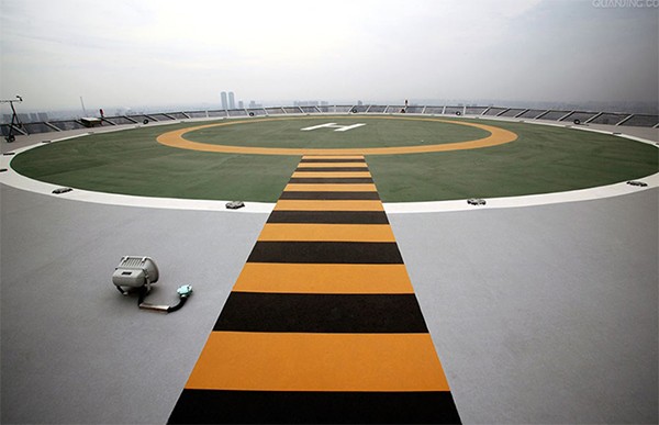 屋顶直升机停机坪尺寸要多少，直升机停机坪至少要多大？